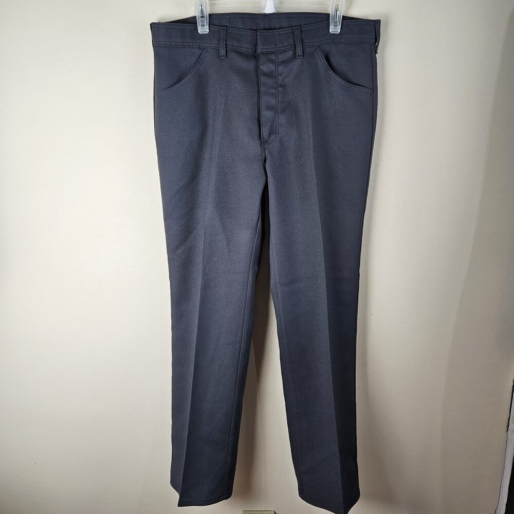 Vintage Sports-About Pants Men's Size 36X31 Dk Gray Polyester Western Cowboy